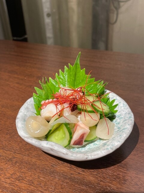 蛸とらっきょうの酢の物