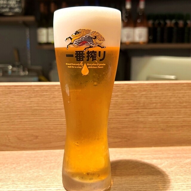 生ビール　一番搾り