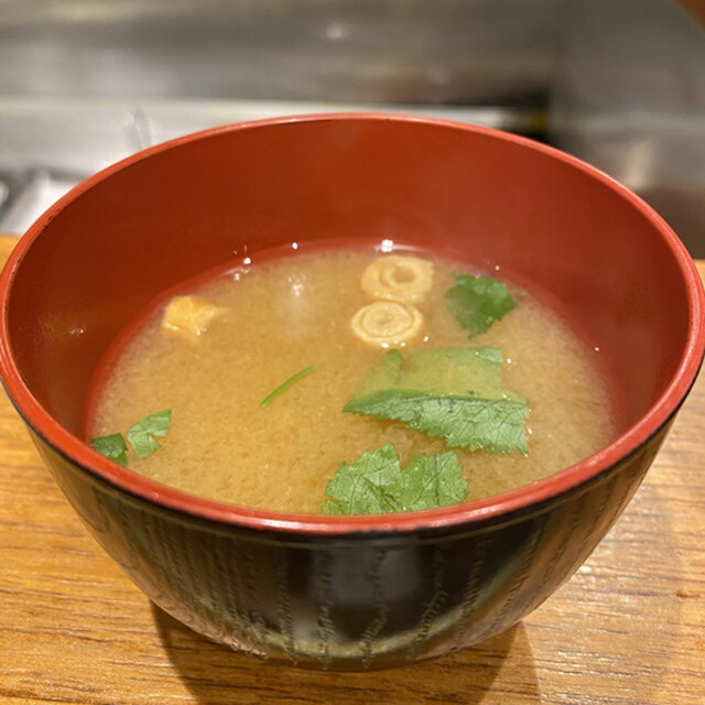 あおさの味噌汁
