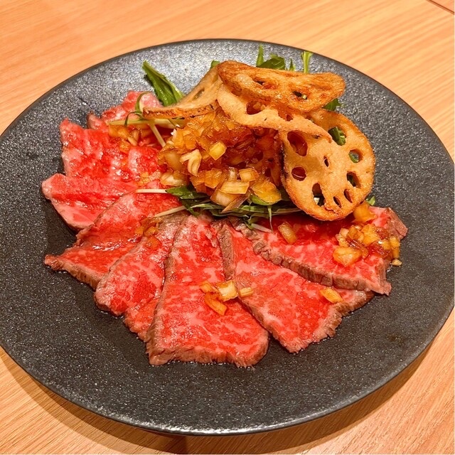 和牛サラダ～玉ねぎ醤油～