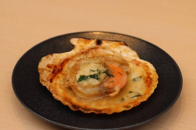 焼きホタテハーブバター