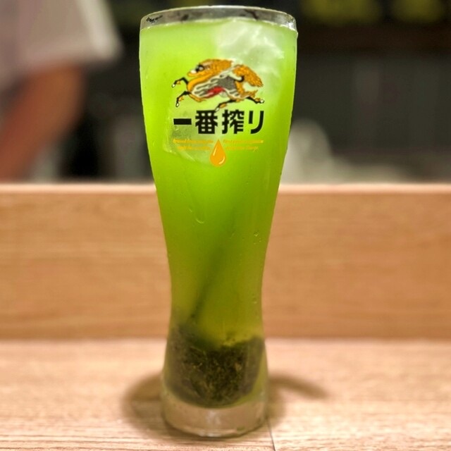 緑茶ハイ（静岡一番緑茶）