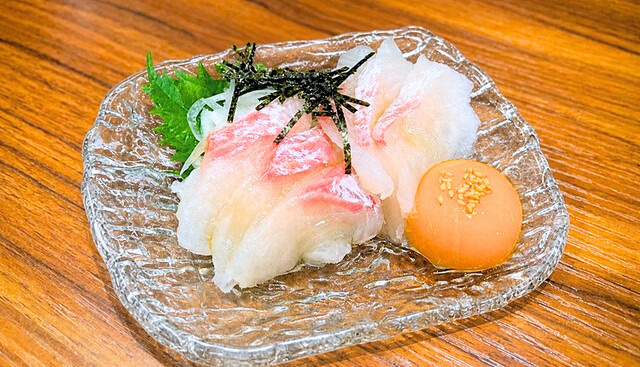 真鯛のユッケ