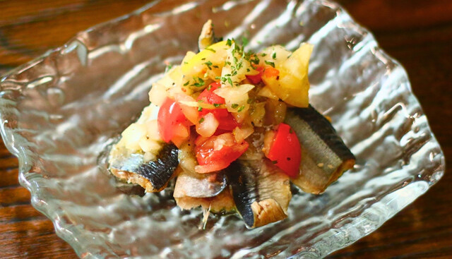 秋刀魚のフレッシュマリネ