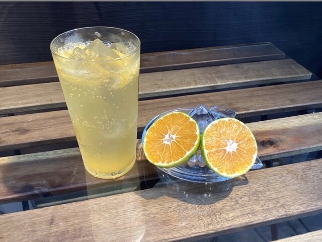 つぶつぶ蜜柑ソーダ